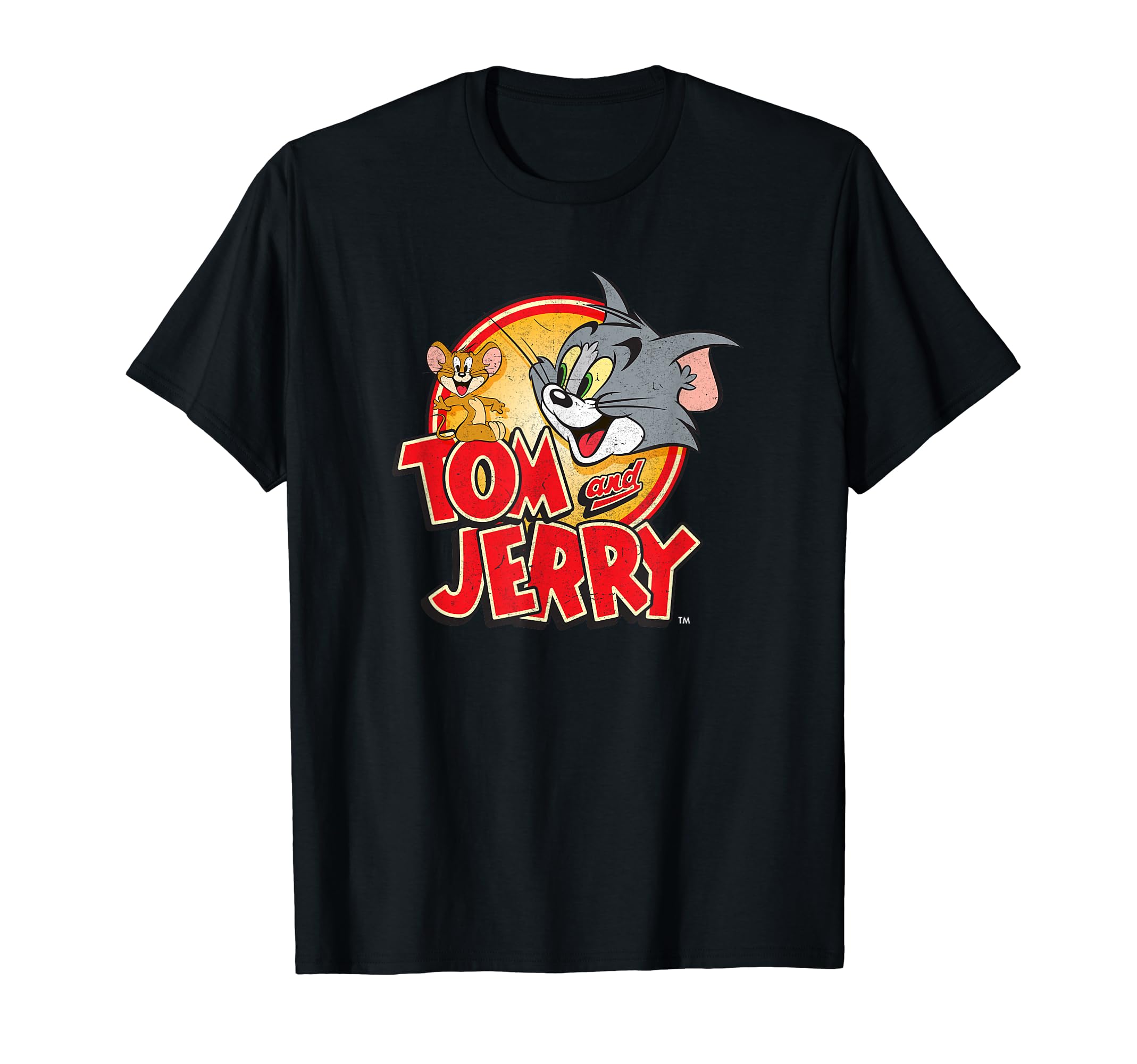 Amazon | トムとジェリー ヴィンテージグラフィック PAPL2328 Tシャツ